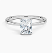ecomposer-view with diamond shape-radiant,ecomposer-size-1-ct,ecomposer-metal type-white-gold-18k