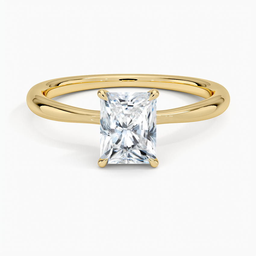 ecomposer-view with diamond shape-radiant,ecomposer-size-1-ct,ecomposer-metal type-yellow-gold-18k