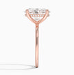 ecomposer-view with diamond shape-oval, ecomposer-metal type-rose-gold-18k