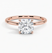 ecomposer-view with diamond shape-cushion,ecomposer-size-1.5-ct,ecomposer-metal type-rose-gold-18k