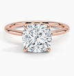 ecomposer-view with diamond shape-cushion,ecomposer-size-2.5-ct,ecomposer-metal type-rose-gold-18k