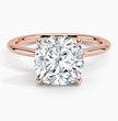 ecomposer-metal type-rose-gold-18K,ecomposer-ring setting-solitaire