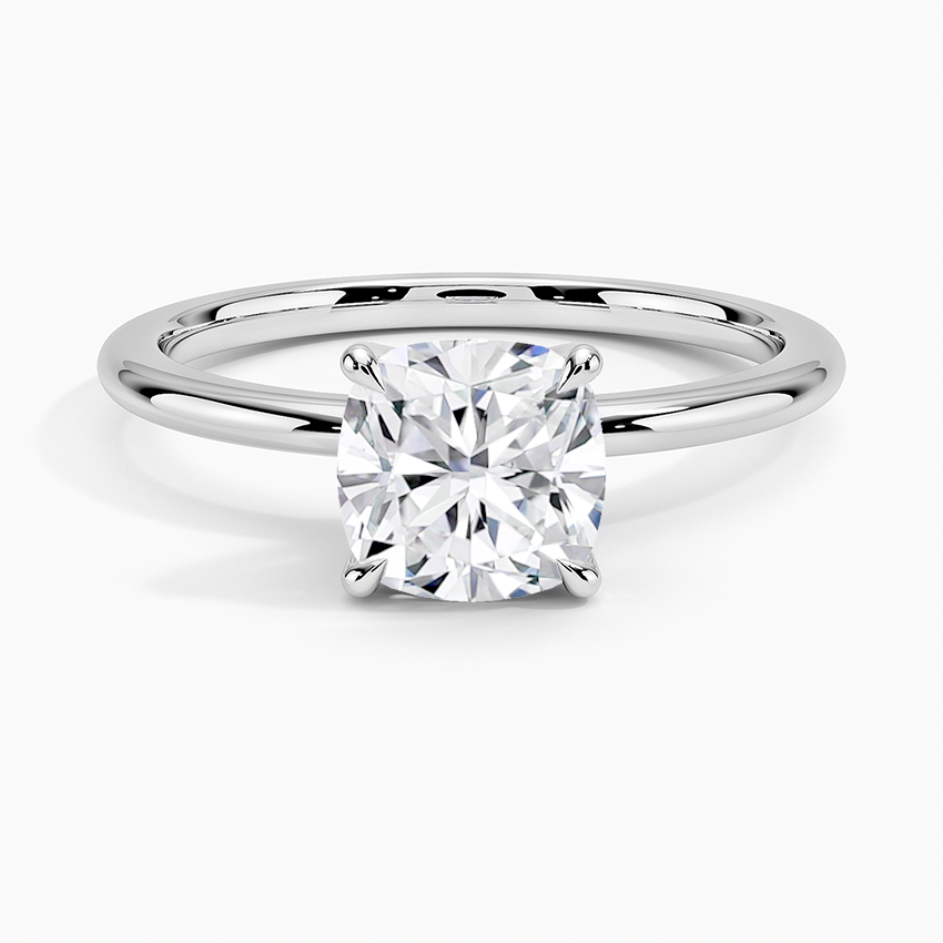 ecomposer-view with diamond shape-cushion,ecomposer-size-1.5-ct,ecomposer-metal type-white-gold-18k