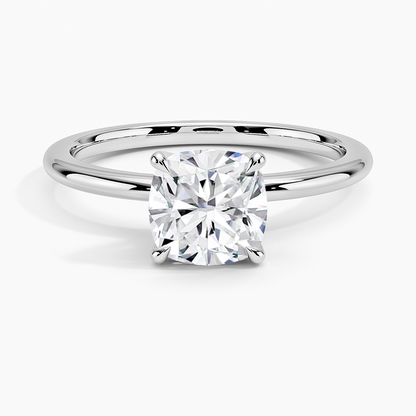 ecomposer-view with diamond shape-cushion,ecomposer-size-1.5-ct,ecomposer-metal type-white-gold-18k