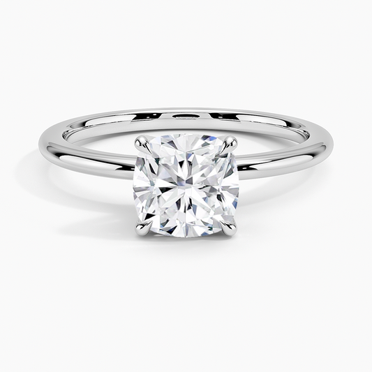 ecomposer-metal type-white-gold-18K,ecomposer-ring setting-solitaire