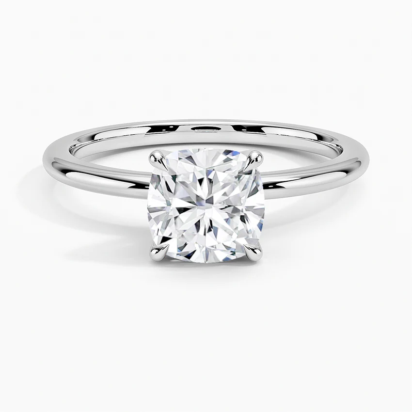 ecomposer-metal type-white-gold-18K,ecomposer-ring setting-solitaire