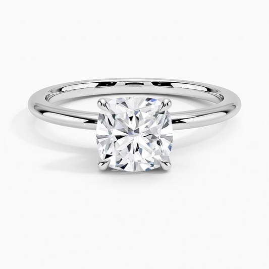 ecomposer-metal type-white-gold-18K,ecomposer-ring setting-solitaire