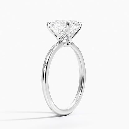 ecomposer-view with diamond shape-cushion,ecomposer-size-2-ct,ecomposer-metal type-white-gold-18k