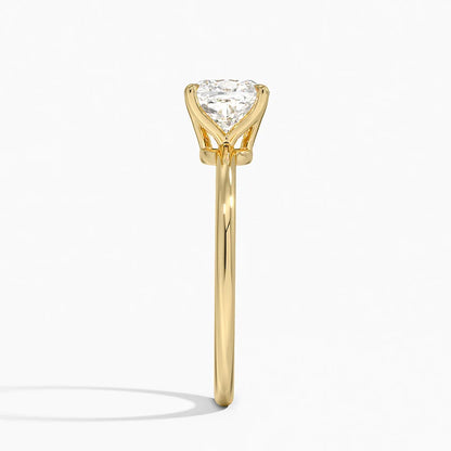 ecomposer-view with diamond shape-cushion,ecomposer-size-1.5-ct,ecomposer-metal type-yellow-gold-18k