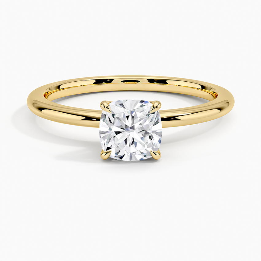 ecomposer-metal type-yellow-gold-18K,ecomposer-ring setting-solitaire