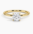 ecomposer-view with diamond shape-cushion,ecomposer-size-1-ct,ecomposer-metal type-yellow-gold-18k