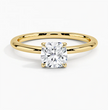 ecomposer-view with diamond shape-cushion,ecomposer-size-1-ct,ecomposer-metal type-yellow-gold-18k