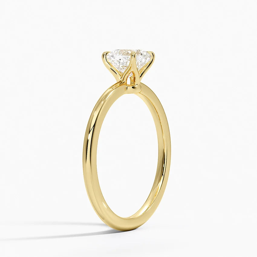 ecomposer-metal type-yellow-gold-18K,ecomposer-ring setting-solitaire