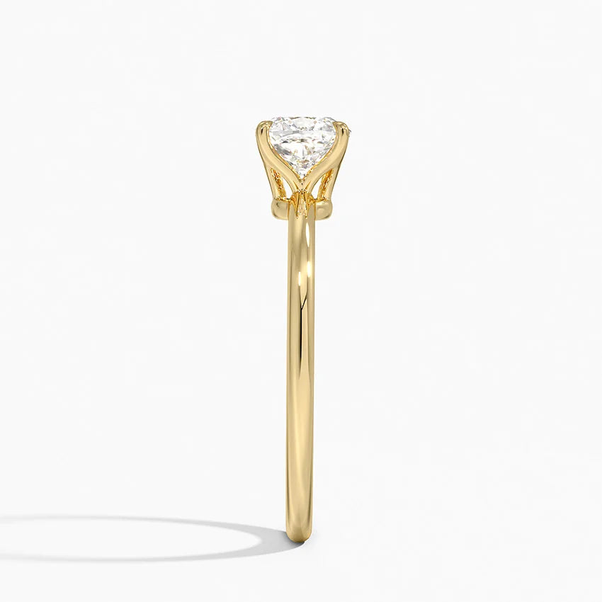 ecomposer-view with diamond shape-cushion,ecomposer-size-1-ct,ecomposer-metal type-yellow-gold-18k