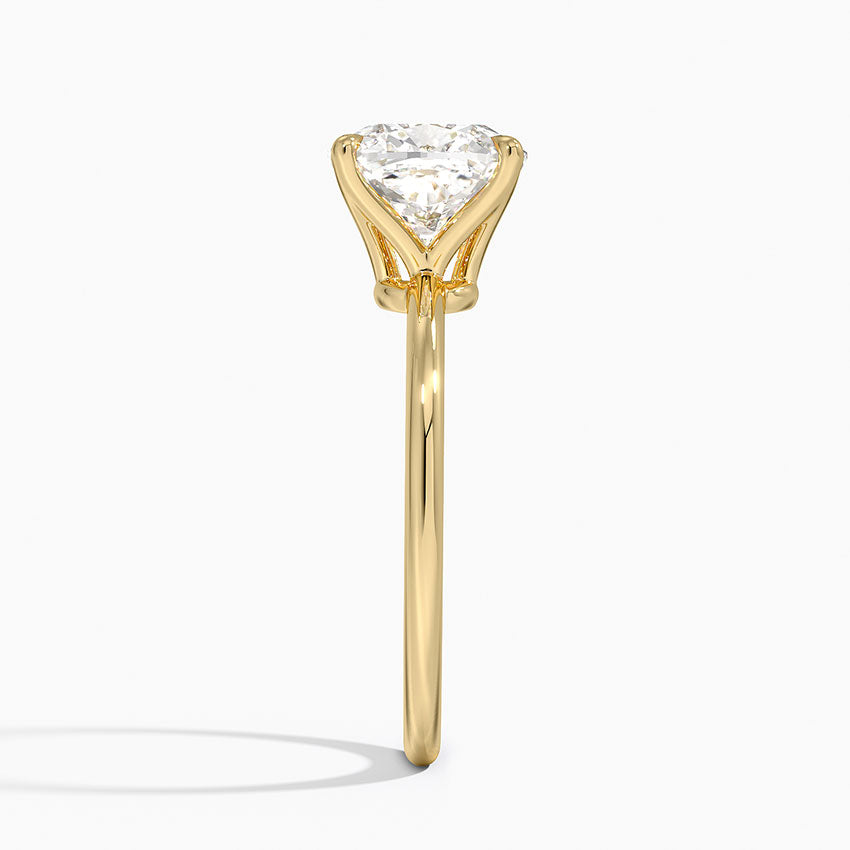 ecomposer-view with diamond shape-cushion,ecomposer-size-2.5-ct,ecomposer-metal type-yellow-gold-18k