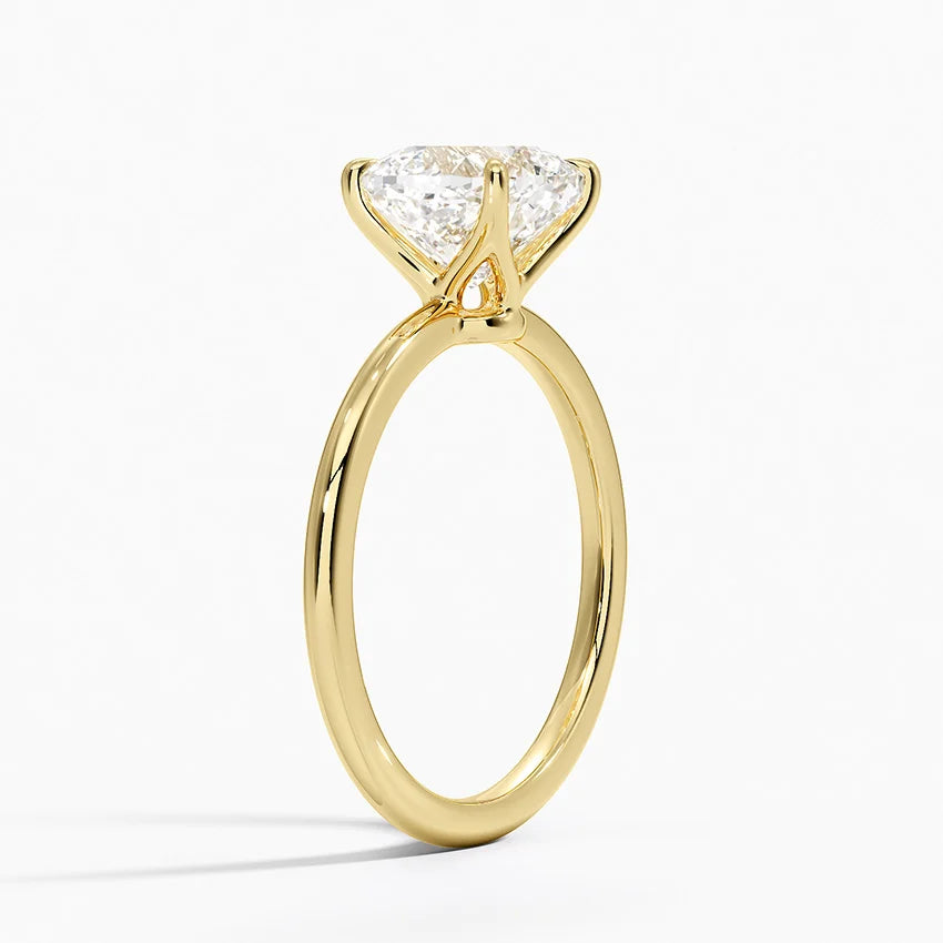 ecomposer-view with diamond shape-cushion,ecomposer-size-2-ct,ecomposer-metal type-yellow-gold-18k