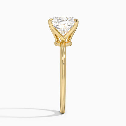 ecomposer-view with diamond shape-cushion,ecomposer-size-3-ct,ecomposer-metal type-yellow-gold-18k