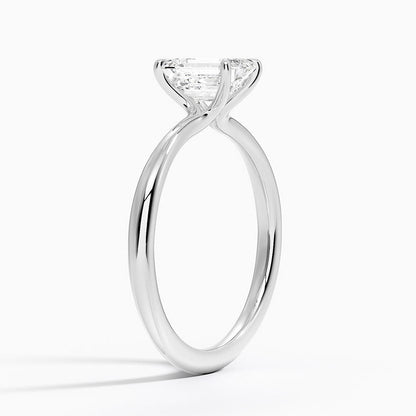 ecomposer-view with diamond shape-emerald,ecomposer-size-1-ct,ecomposer-metal type-white-gold-18k