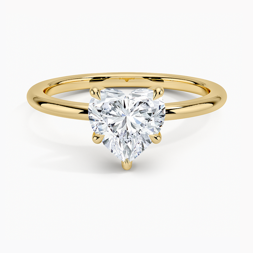 ecomposer-metal type-yellow-gold-18K,ecomposer-ring setting-solitaire