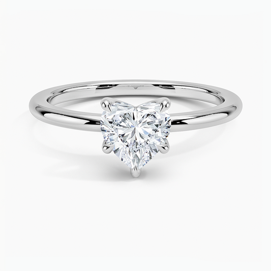 ecomposer-metal type-white-gold-18K,ecomposer-ring setting-solitaire