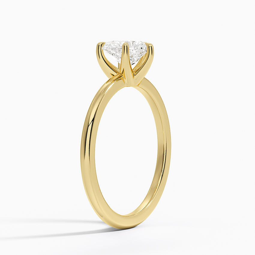 ecomposer-view with diamond shape-heart,ecomposer-size-1-ct,ecomposer-metal type-yellow-gold-18k