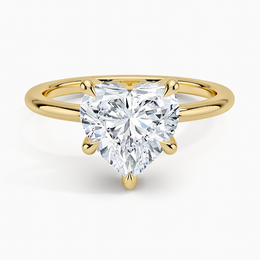 ecomposer-metal type-yellow-gold-18K,ecomposer-ring setting-solitaire