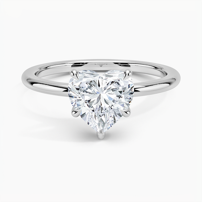 ecomposer-view with diamond shape-heart,ecomposer-size-2-ct,ecomposer-metal type-white-gold-18k