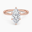 ecomposer-metal type-rose-gold-18K,ecomposer-ring setting-solitaire