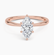 ecomposer-metal type-rose-gold-18K,ecomposer-ring setting-solitaire