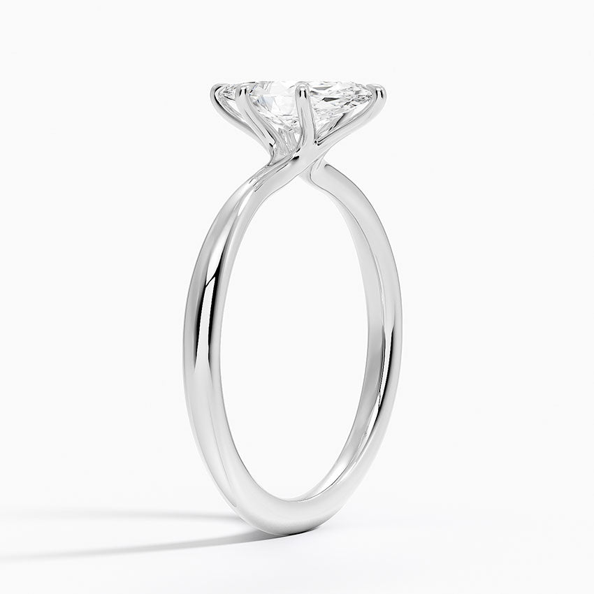 ecomposer-metal type-white-gold-18K,ecomposer-ring setting-solitaire