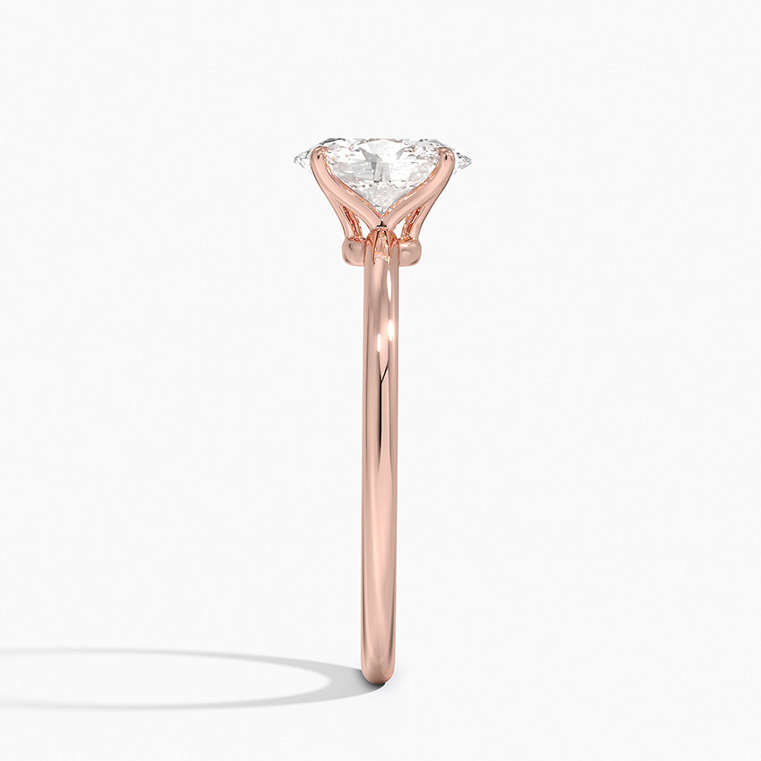 ecomposer-view with diamond shape-oval,ecomposer-size-1-ct,ecomposer-metal type-rose-gold-18k