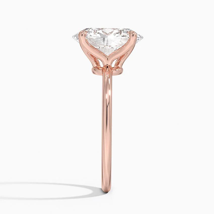 ecomposer-view with diamond shape-oval,ecomposer-size-3-ct,ecomposer-metal type-rose-gold-18k