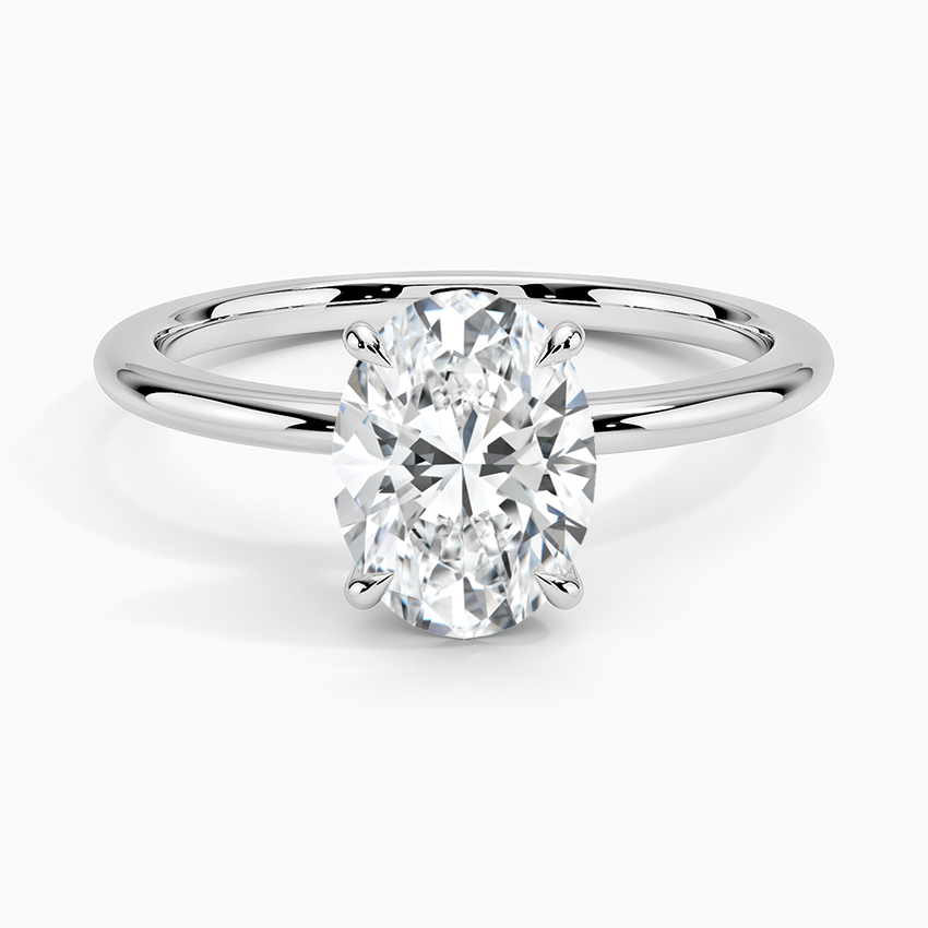 ecomposer-view with diamond shape-oval,ecomposer-size-1.5-ct,ecomposer-metal type-white-gold-18k