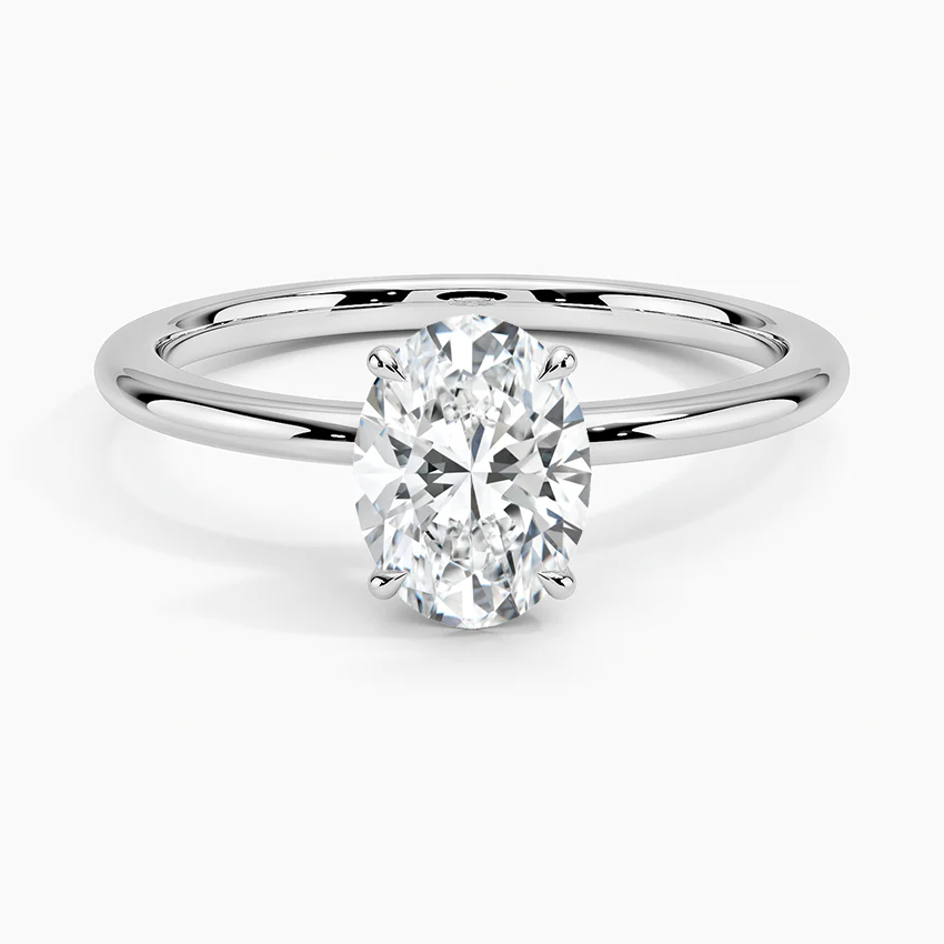 ecomposer-metal type-white-gold-18K,ecomposer-ring setting-solitaire