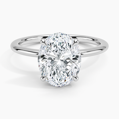 ecomposer-view with diamond shape-oval,ecomposer-size-2.5-ct,ecomposer-metal type-white-gold-18k