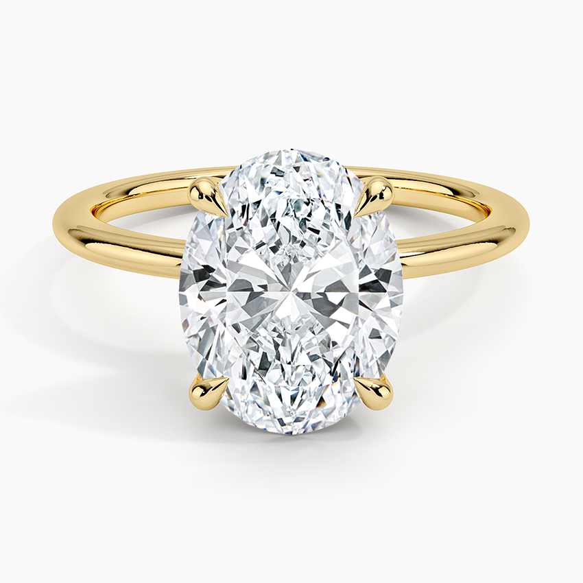 ecomposer-view with diamond shape-oval,ecomposer-size-3-ct,ecomposer-metal type-yellow-gold-18k