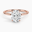 ecomposer-metal type-rose-gold-18K,ecomposer-ring setting-solitaire