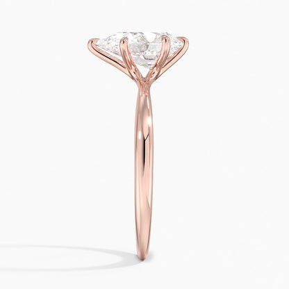 ecomposer-view with diamond shape-pear,ecomposer-size-1.5-ct,ecomposer-metal type-rose-gold-18k