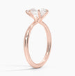 ecomposer-metal type-rose-gold-18K,ecomposer-ring setting-solitaire