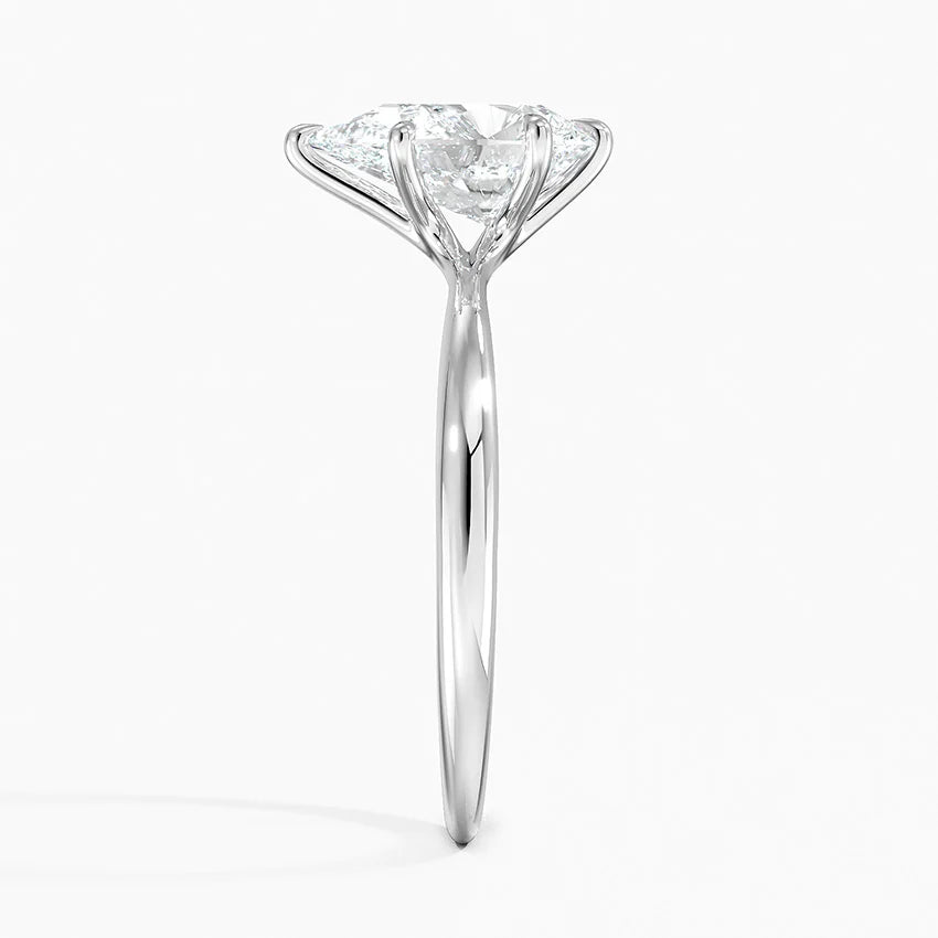 ecomposer-view with diamond shape-pear,ecomposer-size-1.5-ct,ecomposer-metal type-white-gold-18k