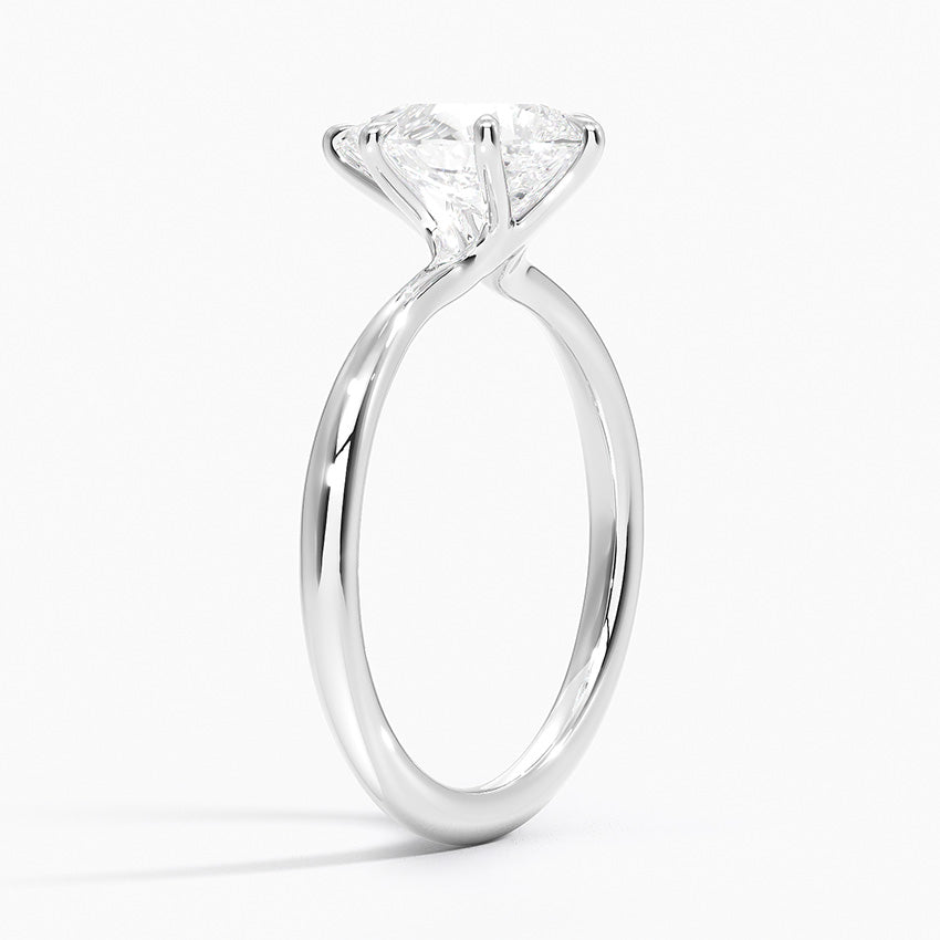 ecomposer-metal type-white-gold-18K,ecomposer-ring setting-solitaire