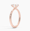 ecomposer-metal type-rose-gold-18K,ecomposer-ring setting-solitaire