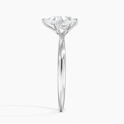 ecomposer-view with diamond shape-pear,ecomposer-size-1-ct,ecomposer-metal type-white-gold-18k