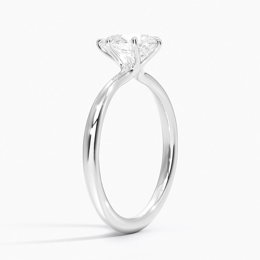 ecomposer-view with diamond shape-pear,ecomposer-size-1-ct,ecomposer-metal type-white-gold-18k