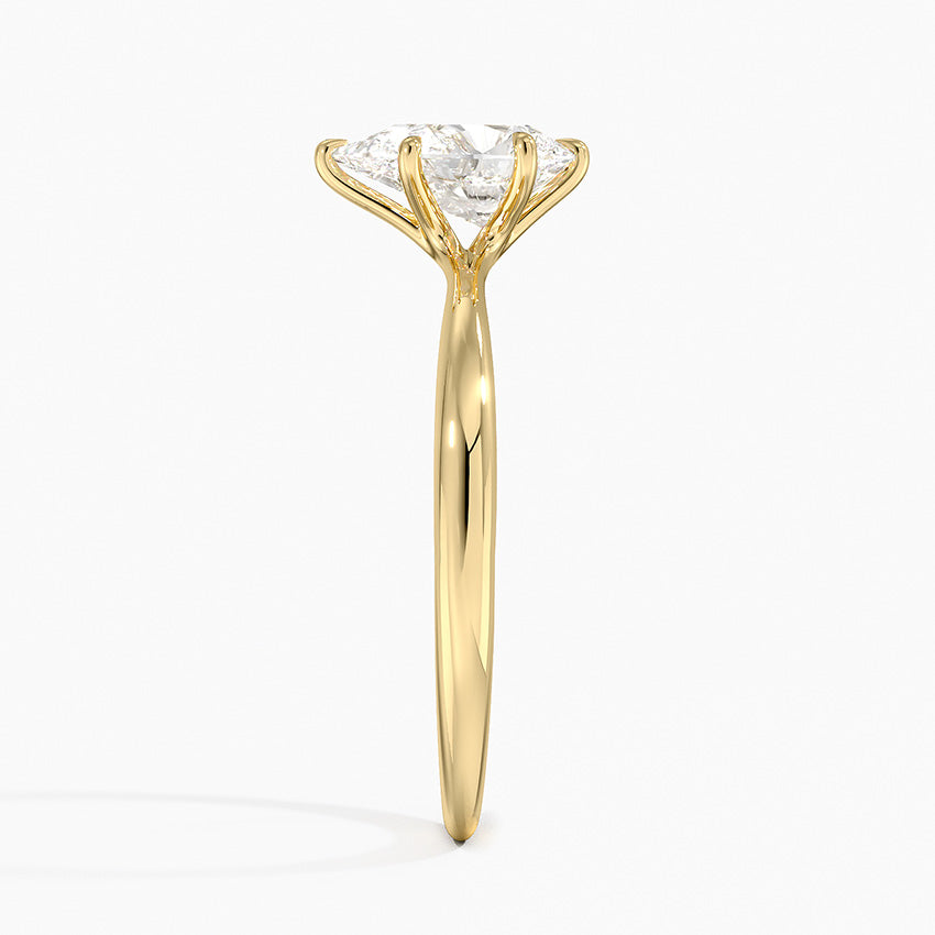 ecomposer-view with diamond shape-pear,ecomposer-size-1-ct,ecomposer-metal type-yellow-gold-18k