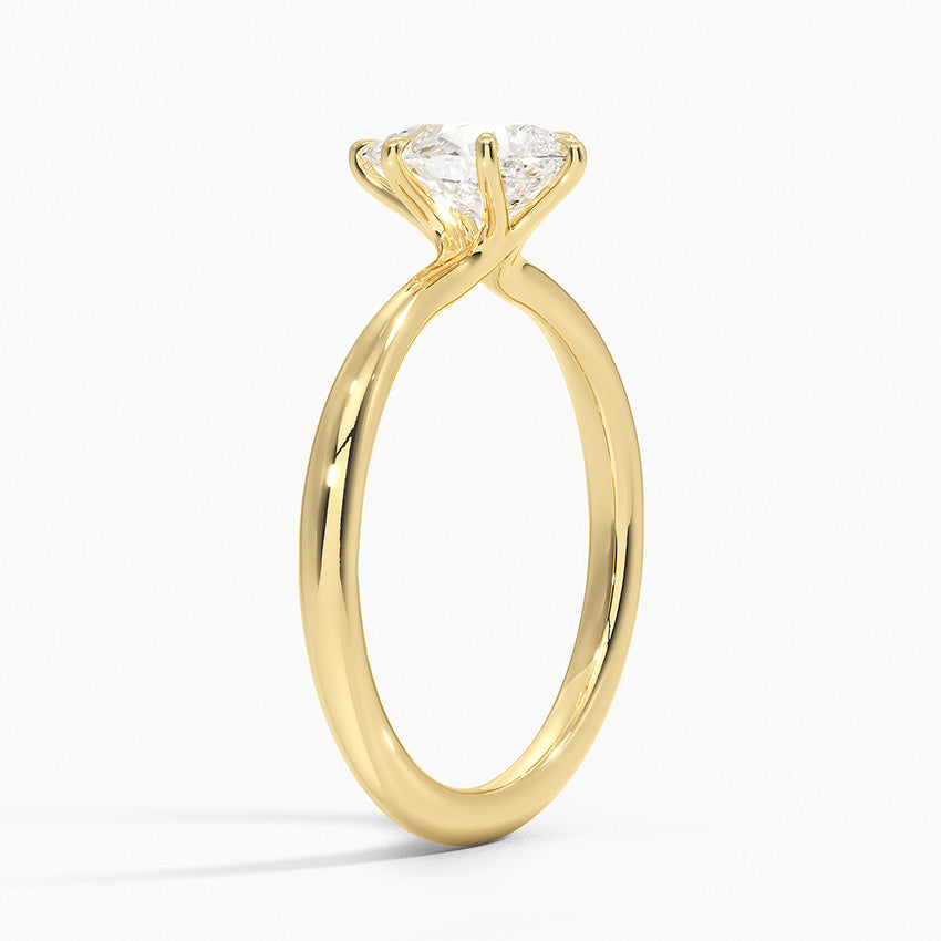 ecomposer-metal type-yellow-gold-18K,ecomposer-ring setting-solitaire