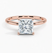 ecomposer-view with diamond shape-princess,ecomposer-size-1.5-ct,ecomposer-metal type-rose-gold-18k