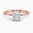 ecomposer-view with diamond shape-princess,ecomposer-size-1-ct,ecomposer-metal type-rose-gold-18k