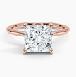 ecomposer-metal type-rose-gold-18K,ecomposer-ring setting-solitaire