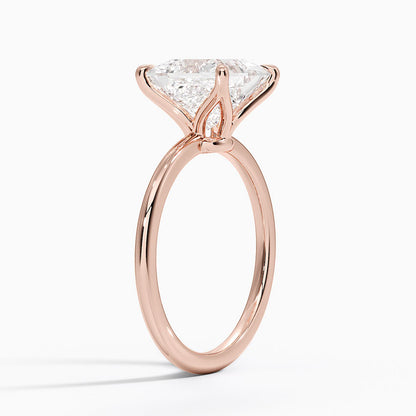 ecomposer-metal type-rose-gold-18K,ecomposer-ring setting-solitaire